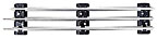 K-Line K-333 O-Gauge 10" Insulated Straight Track Section Pack of 3 (Lionel 6-12840)